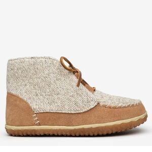 Minnetonka Torrey Bootie Slipper - Women's size 10 cozy leather shoe size 10 EUC